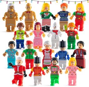 img 4 attached to 🎄 Assorted Minifigures for Christmas Stocking Decorations