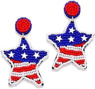 american earrings holiday patriotic independence logo