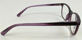 img 2 attached to 👓 Stylish Magnivision Foster Grant Elana Women's Reading Glasses +1.50: Chic Purple-Patterned Eyewear for Clear Vision