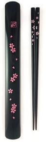 img 4 attached to 🥢 JapanBargain 3643B Black Plastic Chopsticks