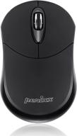 🖱️ perixx perimice-802b wireless bluetooth mouse - sleek & portable design for windows, ios, and android tablet - black rubber black: a must-have accessory logo