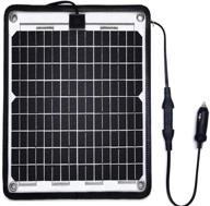 🔌 solarenz 10w 24v trickle solar battery charger for trolling motors: ideal for travel trailers, boats, rvs, and marine solar panels - self-regulating, plug & play design with monitoring buoys logo