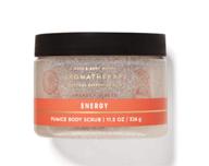 🍊 bath and body works aromatherapy energy orange ginger body scrub - exfoliate & revitalize, 11.5 oz logo