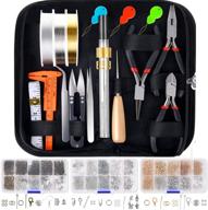 jewelry making kit: all-in-one supplies set with pliers tool, 💎 findings, wires - diy bead jewelry for making, wrapping, and repairing logo