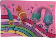 🎶 trolls twin feel the beat kids toddler children pillowcase: groove in comfort! logo