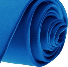 img 3 attached to 👔 Classic Royal Blue Satin Necktie: Elevate Your Style