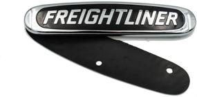 img 1 attached to Freightliner Chrome Grill Emblem 22 57546 000