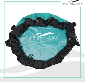 img 1 attached to 🏊 Parallaxx Wetsuit Changing Mat Dry Bag: Waterproof Solution for Scuba Diving, Surfing, Kayaking, and Beach Activities