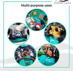 img 2 attached to 🏊 Parallaxx Wetsuit Changing Mat Dry Bag: Waterproof Solution for Scuba Diving, Surfing, Kayaking, and Beach Activities