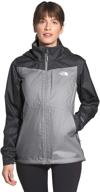 north face womens resolve asphalt women's clothing and coats, jackets & vests logo