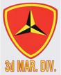 marine corps division decal sticker logo