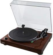 🎵 fluance rt81 elite high fidelity vinyl turntable with at95e cartridge - walnut logo