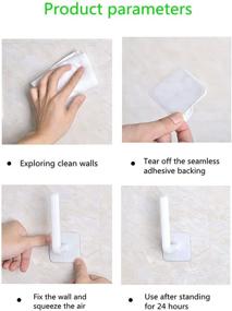 img 3 attached to 🚿 Versatile Self-Adhesive Multi-Purpose Bathroom Organizing Solution