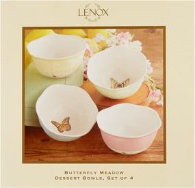 img 3 attached to 🦋 Delicate Elegance: Lenox Butterfly Meadow 12 Ounce Dessert Dish