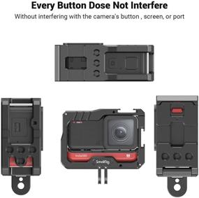 img 2 attached to Улучшите свой опыт влогинга с каркасом для видеокамеры SMALLRIG для камеры Insta360 ONE R - модель 2798 📸