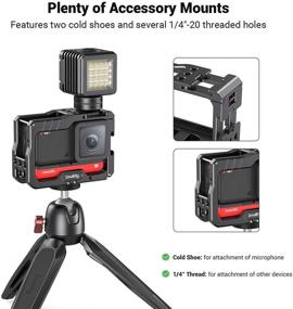 img 1 attached to Улучшите свой опыт влогинга с каркасом для видеокамеры SMALLRIG для камеры Insta360 ONE R - модель 2798 📸