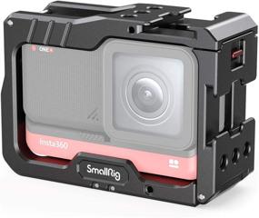 img 4 attached to Улучшите свой опыт влогинга с каркасом для видеокамеры SMALLRIG для камеры Insta360 ONE R - модель 2798 📸