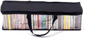 img 3 attached to Imperius Portable CD Storage Bag with Moistureproof Zipper and Carrying Handles - Easy to Carry for 48 CDs