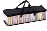 imperius portable cd storage bag with moistureproof zipper and carrying handles - easy to carry for 48 cds logo