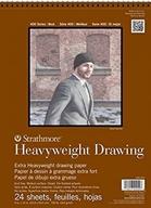 📝 strathmore 400 series heavyweight drawing pad: medium-surface, 14x17, wire-bound - enhance your art with 24 high-quality sheets logo