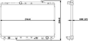 img 4 attached to Denso 221 3100 Radiator