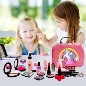 img 1 attached to 💄 Washable Girls' Makeup Kit for Kids
