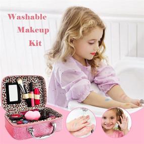 img 2 attached to 💄 Washable Girls' Makeup Kit for Kids