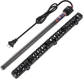 img 4 attached to 🐠 PASTE Aquarium Heater 100W 300W 500W Submersible Fish Tank Heater, 10-90 Gallon Fish Heater with Quartz Glass and Protective Sleeve, Suction Cups, Auto Thermostat for Freshwater and Saltwater Aquariums
