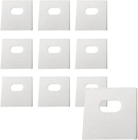 img 4 attached to 🪛 Vertical Blind Repair Tabs - 10 Sets of Clear Tabs with Alcohol Wipes - Easy Blind Fixers - 20 Total Tabs Included