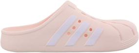 img 2 attached to 👟 Adidas Adilette White Black Men's Shoes: Unisex Adult Footwear for Style and Comfort