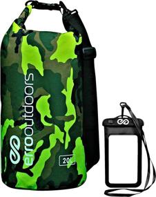 img 4 attached to 🌊 Ultimate Waterproof Camo Dry Bag and Phone Case Combo for Unparalleled Outdoor Adventures