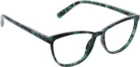 img 4 attached to Peepers by PeeperSpecs Women's Bengal Blue Light Filtering Glasses