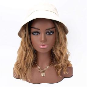 img 4 attached to 👩 A1 Pacific Mannequin PVC Manikin Head: Realistic Wig Bust Stand for Display & Styling (16.5 Inches, Tanned)