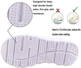 img 1 attached to 👟 Дышащие сетчатые водные туфли для детей-малышей - беговые кроссовки и сандалии. Идеально подходят для мальчиков и девочек на бассейне, пляже или занятиях бегом.
