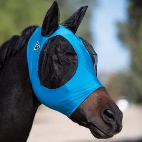 img 2 attached to 🐴 Ultimate Comfort: Professional's Choice Fly Mask Teal COB for Unbeatable Fly Protection