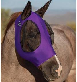 img 1 attached to 🐴 Ultimate Comfort: Professional's Choice Fly Mask Teal COB for Unbeatable Fly Protection