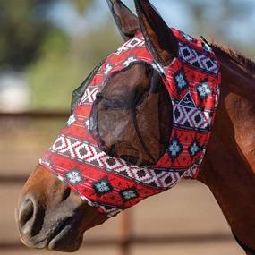 img 3 attached to 🐴 Ultimate Comfort: Professional's Choice Fly Mask Teal COB for Unbeatable Fly Protection