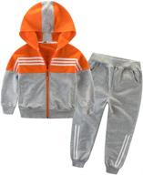 casual tracksuit sleeve sweatsuit suggest boys' clothing : clothing sets logo