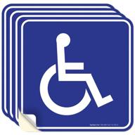 convenient handicap stickers for wheelchair users with disabilities logo