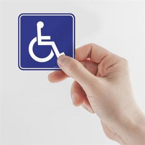 img 2 attached to Convenient Handicap Stickers for Wheelchair Users with Disabilities