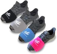 🧦 2 feet dance socks for smooth floor dancing with sneakers - easy pivots & turns, dance with style on wood floors, knee protection (fuchsia, light blue, light grey, black) logo