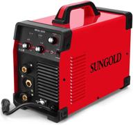 🔥 sungoldpower 200 amp mig mag arc mma stick dc welder 110/220v dual voltage igbt inverter 200 amp aluminum welding soldering machine gas shielded/gasless flux cored wire solid core wire welding equipment logo