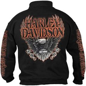 img 1 attached to Толстовка Harley Davidson Eagle Piston Pullover