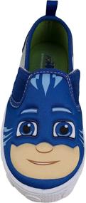 img 1 attached to 👟 SEO-Optimized PJ Masks Toddler Shoes: Low Top Slip On Sneaker Featuring Catboy, Gekko, and Owlette, Available in Sizes 5 to 12