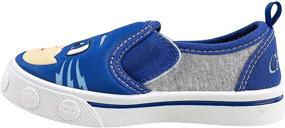 img 2 attached to 👟 SEO-Optimized PJ Masks Toddler Shoes: Low Top Slip On Sneaker Featuring Catboy, Gekko, and Owlette, Available in Sizes 5 to 12