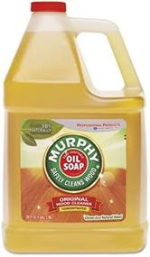 img 1 attached to 🌿 Murphy Oil Soap Concentrate - 1 Gallon Bottle - Natural Wood Floor & Paneling Cleaner - Ideal for Cabinets, Tables, Chairs, Laminated Surfaces, No-Wax Floors & More - Leaves No Residue - Dilute 1/4 Cup per Gallon of Water - Sold as Single Unit