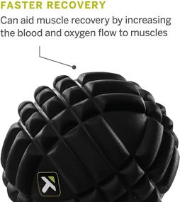 img 1 attached to 🔍 Optimized Search: Trigger Point Performance Grid X Massage Ball - Black, Enhanced for Deep Tissue Massage & Exercise Recovery