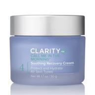 💆 revitalize your skin with clarityrx call me in the morning soothing recovery face cream - ideal for all skin types (1.7 oz) logo