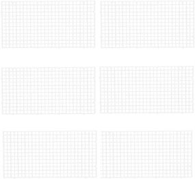 img 4 attached to 🐠 OBANGONG 6 Pcs Grid Divider Tray: Efficient Fish Tank Filter Tray and Aquarium Crate