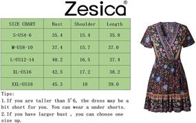 img 1 attached to ZESICA Womens Summer Bohemian Floral